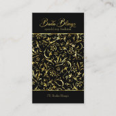 金ゴールドフェイクホイルの名刺 名刺 (正面)