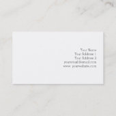 金ゴールドフェイクホイル模様 名刺 (裏面)