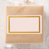 金ゴールドフェイクホイル空白の ラベル (インサイチュ)