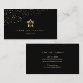 金ゴールドフェイクホイル 名刺 (正面/裏面)