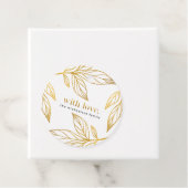 金ゴールドフェイクボタニカルラブアンドネームホリデイ フェイバータグ (インサイチュ)