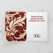 金ゴールドフェイクメダルの全社員 カード (内部)