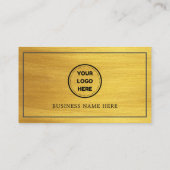 金ゴールドフェイクロゴ店サロンコーヒーショップ ロイヤリティカード (裏面)