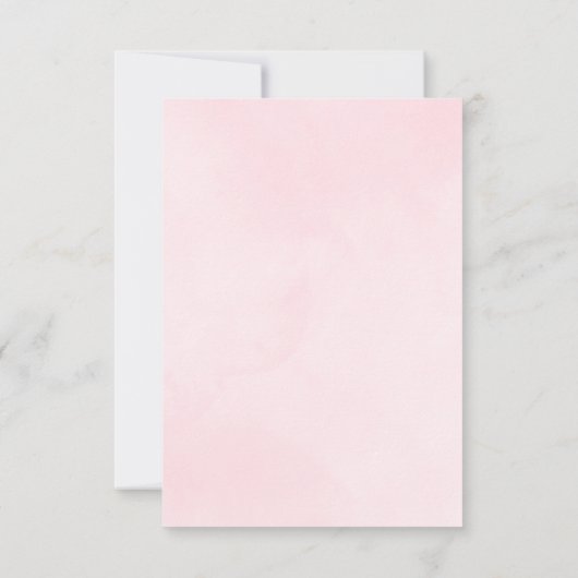 金ゴールドフェイク台本の最初の聖餐式 招待状 (裏面)