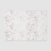 金ゴールドフェイク手エレガント引き花模様結婚のギフト 薄葉紙 (正面)