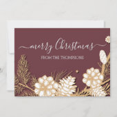 金ゴールドフェイク松コーン針オンメイブピンク シーズンカード (正面)