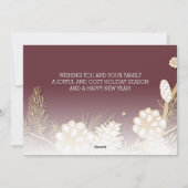 金ゴールドフェイク松コーン針オンメイブピンク シーズンカード (裏面)