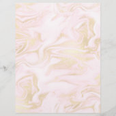 金ゴールドフェイク箔ロータスロゴ チラシ (裏面)