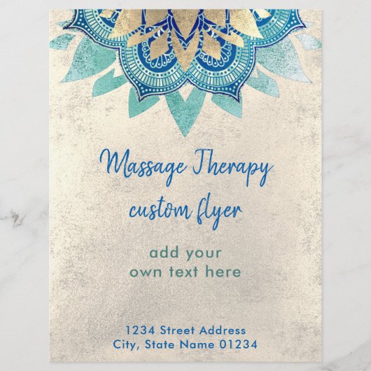 金ゴールドフェイク箔青蓮 チラシ (正面)