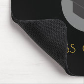 金ゴールドフェイク紙吹雪および卒業キャップクラス20xx マウスパッド (コーナー)