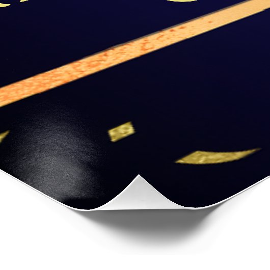 金ゴールドフェイク紙吹雪薬局鑑賞用ポスター ポスター (コーナー)