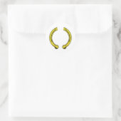 金ゴールドフェイク継ぎ ラウンドシール (バッグ)