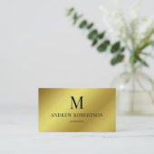 金ゴールドフェイク金属ホログラフィーQRコード 名刺 (スタンド正面)