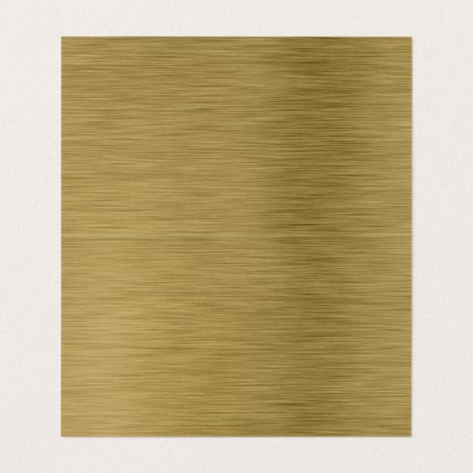 金ゴールドフェイク金属質及びジュエリー表示カード 名刺 (内部フラット)