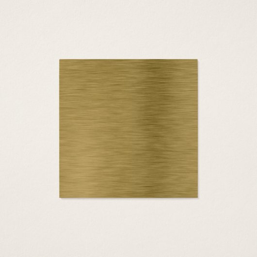 金ゴールドフェイク金属質感ジュエリー表示カード (裏面)