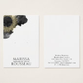 金ゴールドフェイクSun Foil Mandala Earringディスプレイカード (正面&裏面)