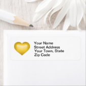 金ゴールドフェードハート ラベル (インサイチュ)