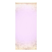 金ゴールドフォイルラックフェイクカードのラベンダーバタフライ ラックカード (裏面)