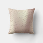 金ゴールドフォキシエバラ金ゴールドピンクメタルジグザグシェブロン クッション (裏面)