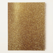 金ゴールドフォトウェディングプランナーブック プランナー手帳 (裏面)