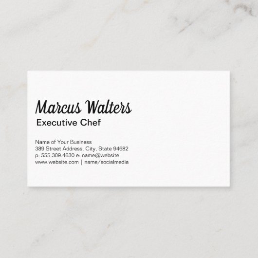 金ゴールドフォーク包丁スプーン 名刺 (裏面)