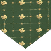 金ゴールドフォーリーフクローバー ショートテーブルランナー (コーナー)