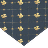 金ゴールドフォーリーフクローバー ショートテーブルランナー (コーナー)