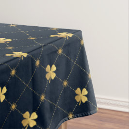 金ゴールドフォーリーフクローバー テーブルクロス