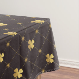 金ゴールドフォーリーフクローバー テーブルクロス
