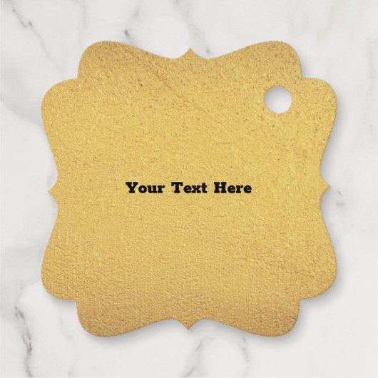 金ゴールドフクロウ樹上満月に座る大きな目 フェイバータグ (裏面)