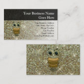 金ゴールドフクロウ 名刺 (正面/裏面)