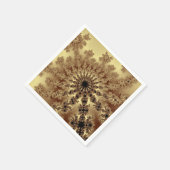 金ゴールドフラクタルバースト スタンダードカクテルナプキン (角)