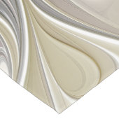 金ゴールドフラクタルモダン抽象芸術で花盛り ショートテーブルランナー (コーナー)