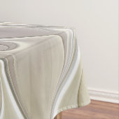 金ゴールドフラクタルモダン抽象芸術で花盛り テーブルクロス (インサイチュ)