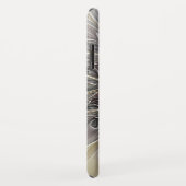 金ゴールドフラクタルモダン抽象芸術で花盛り Case-Mate iPhoneケース (裏面/右)