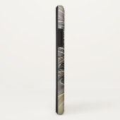 金ゴールドフラクタルモダン抽象芸術で花盛り Case-Mate iPhoneケース (裏面/右)