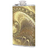 金ゴールドフラクタル・アート フラスク (左)