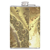 金ゴールドフラクタル・アート フラスク (裏面)