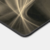 金ゴールドフラワー素晴らしフラクタル デスクマット (コーナー)