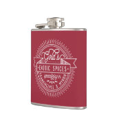 金ゴールドフランキンセンスとミルラヴィンテージクリスマスロゴ フラスク (左)