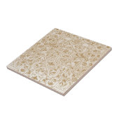 金ゴールドフランコ東洋の線条細工パターン空想のデザイン タイル (側面)