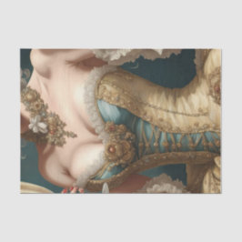 金ゴールドフランスのパリジャンロココルセットデコページ紙 薄葉紙