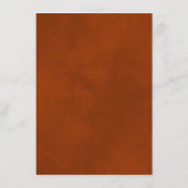 金ゴールドフリルエレガントラストオレンジ結婚ズ詳細 エンクロージャーカード (裏面)