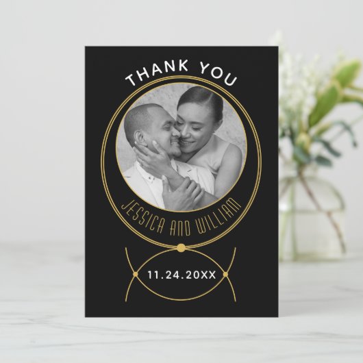 金ゴールドフレインスパイアー結婚ムの写真 サンキューカード (スタンド正面)