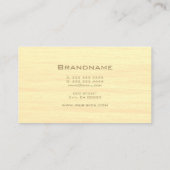 金ゴールドフレエレガントームプロフェッショナル 名刺 (裏面)