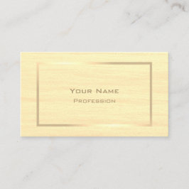 金ゴールドフレエレガントームプロフェッショナル 名刺