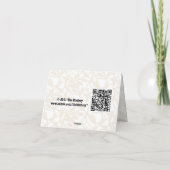 金ゴールドフレカスタムームサンキューカード サンキューカード (裏面)