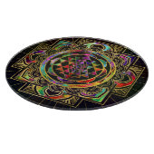 金ゴールドフレカラフルームスリヤントラスリチャクラ カッティングボード (角)