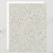 金ゴールドフレークスクラップブック紙 (正面/裏面)