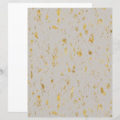 金ゴールドフレークスクラップブック紙 (正面/裏面)